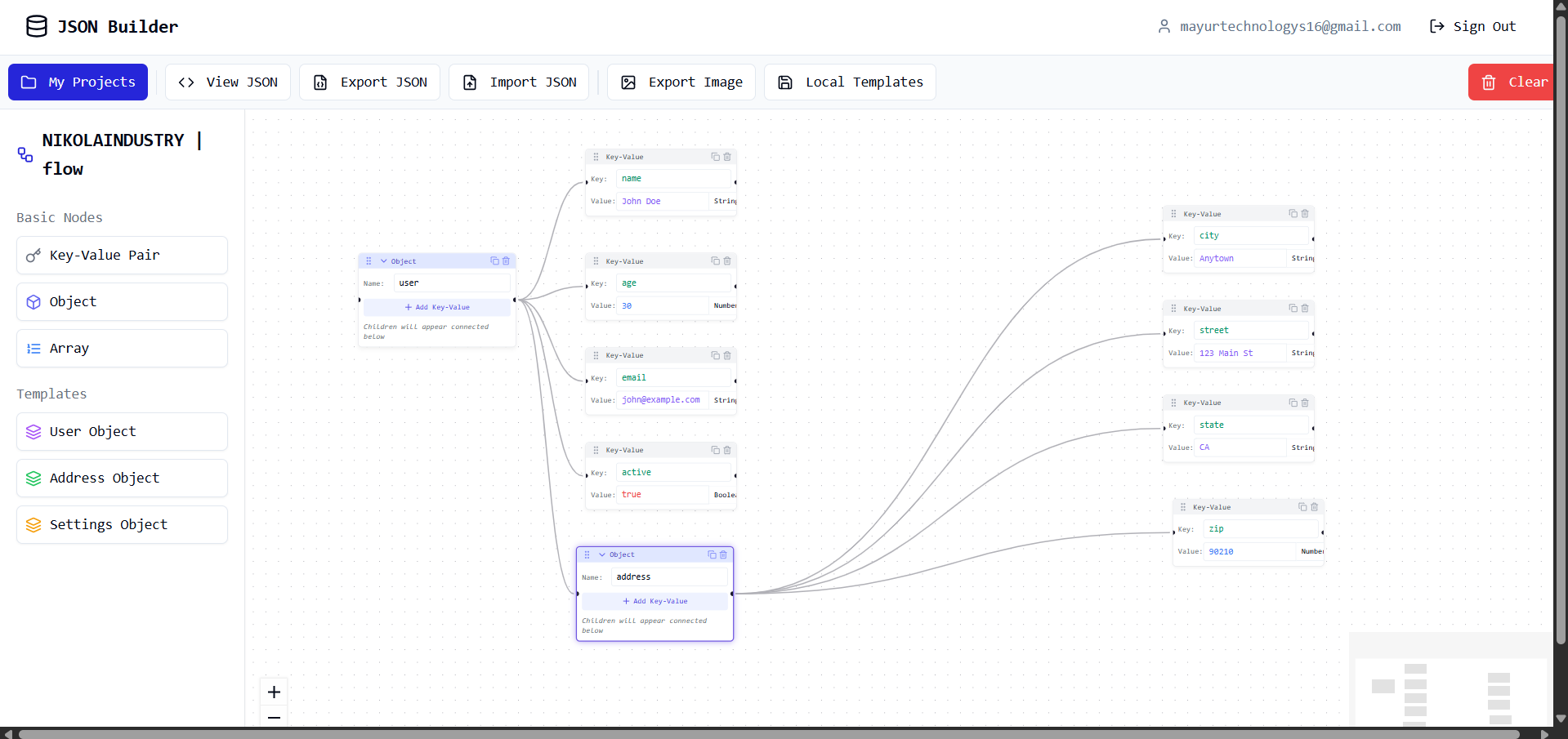 JSON Builder - Visual JSON Editor | Create Complex JSON Structures